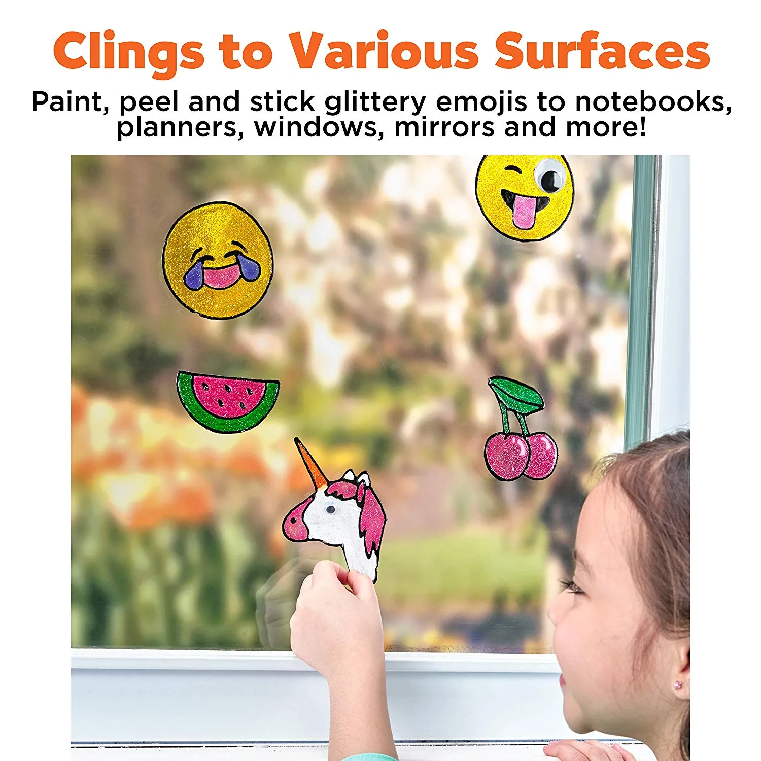 Creativity for Kids 6176 Emoji Window Art Wise - Kids Toys