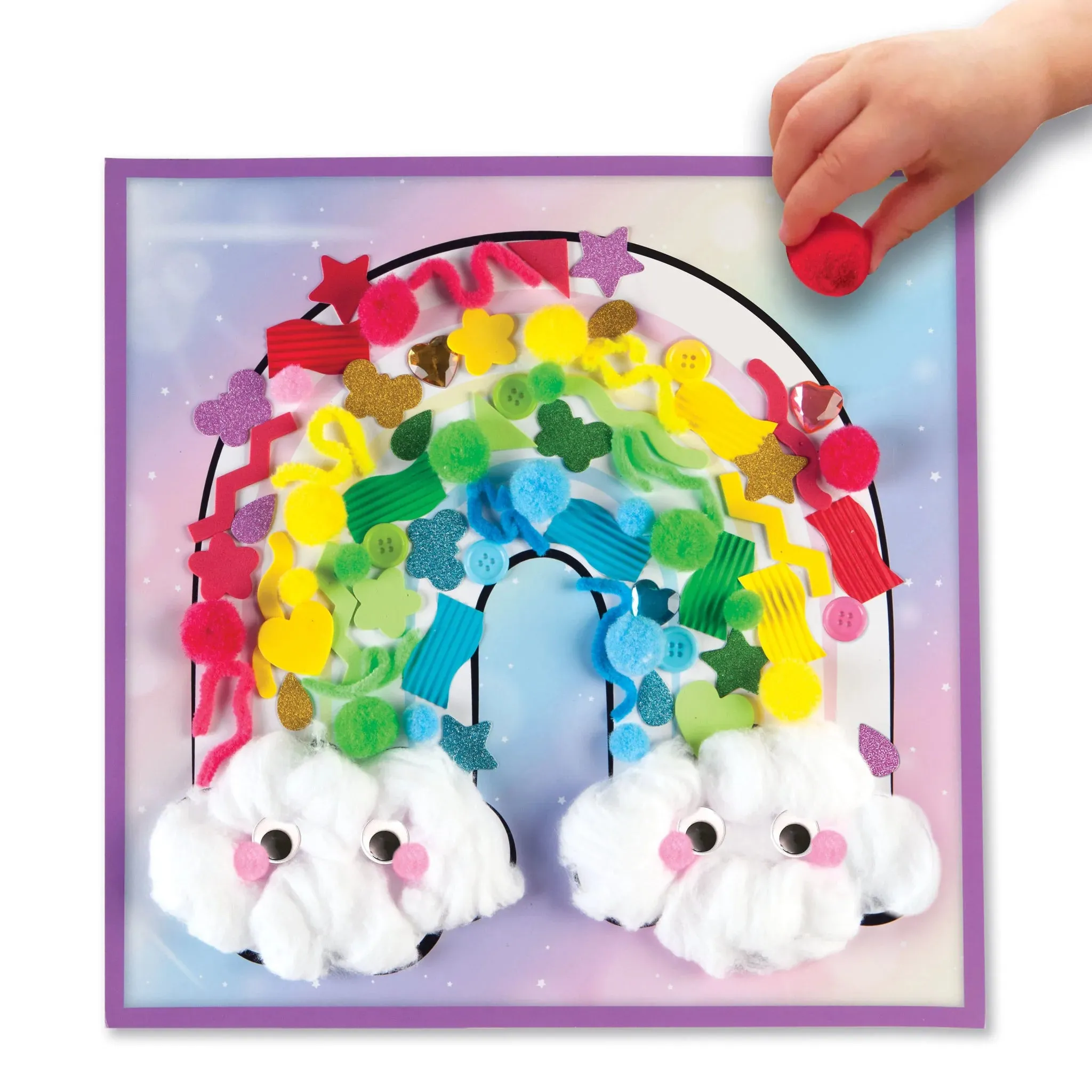 Creativity for Kids 6353 Sensory Sticky Wall Art - Rainbow Wise - Kids Toys