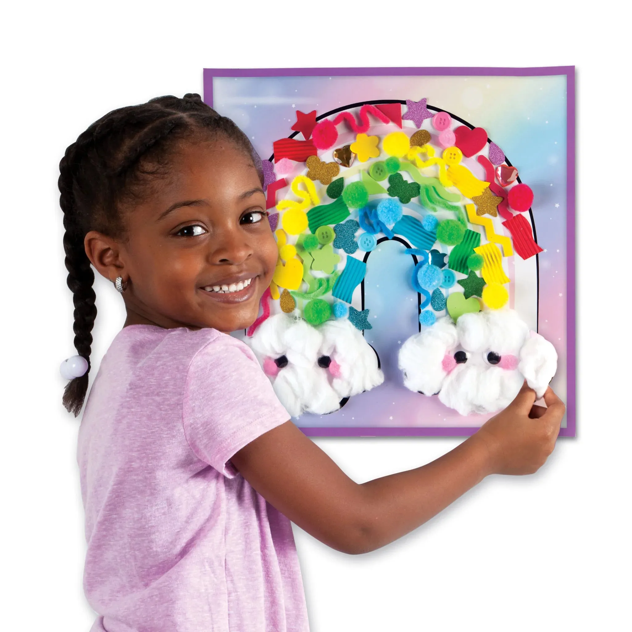 Creativity for Kids 6353 Sensory Sticky Wall Art - Rainbow Wise - Kids Toys