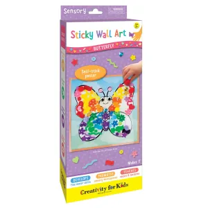 Creativity for Kids 6356 Sensory Sticky Wall Art - Butterfly Wise - Kids Toys