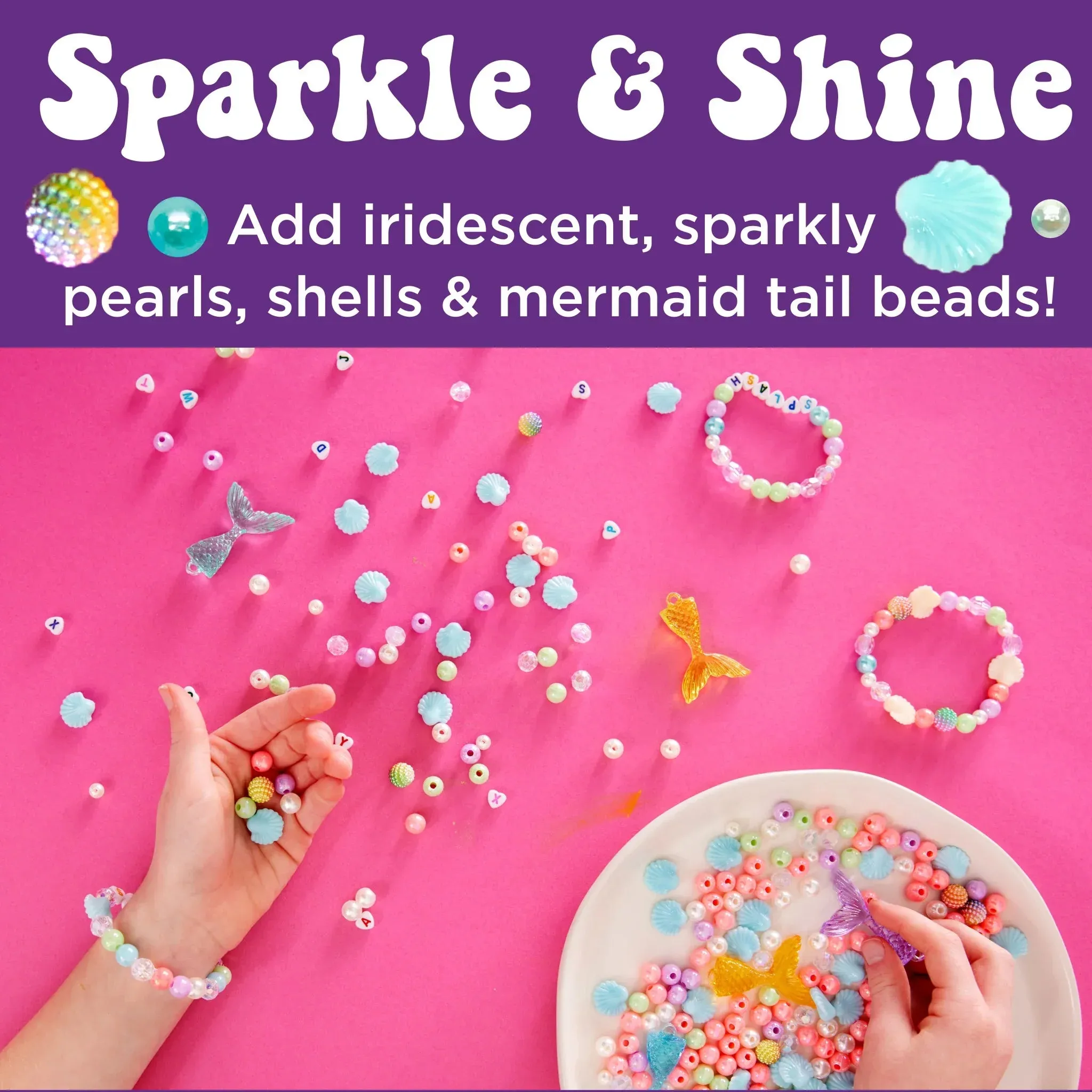 Creativity For Kids 6477 Mermaid Bead Jewelry Jar Wise - Kids Toys