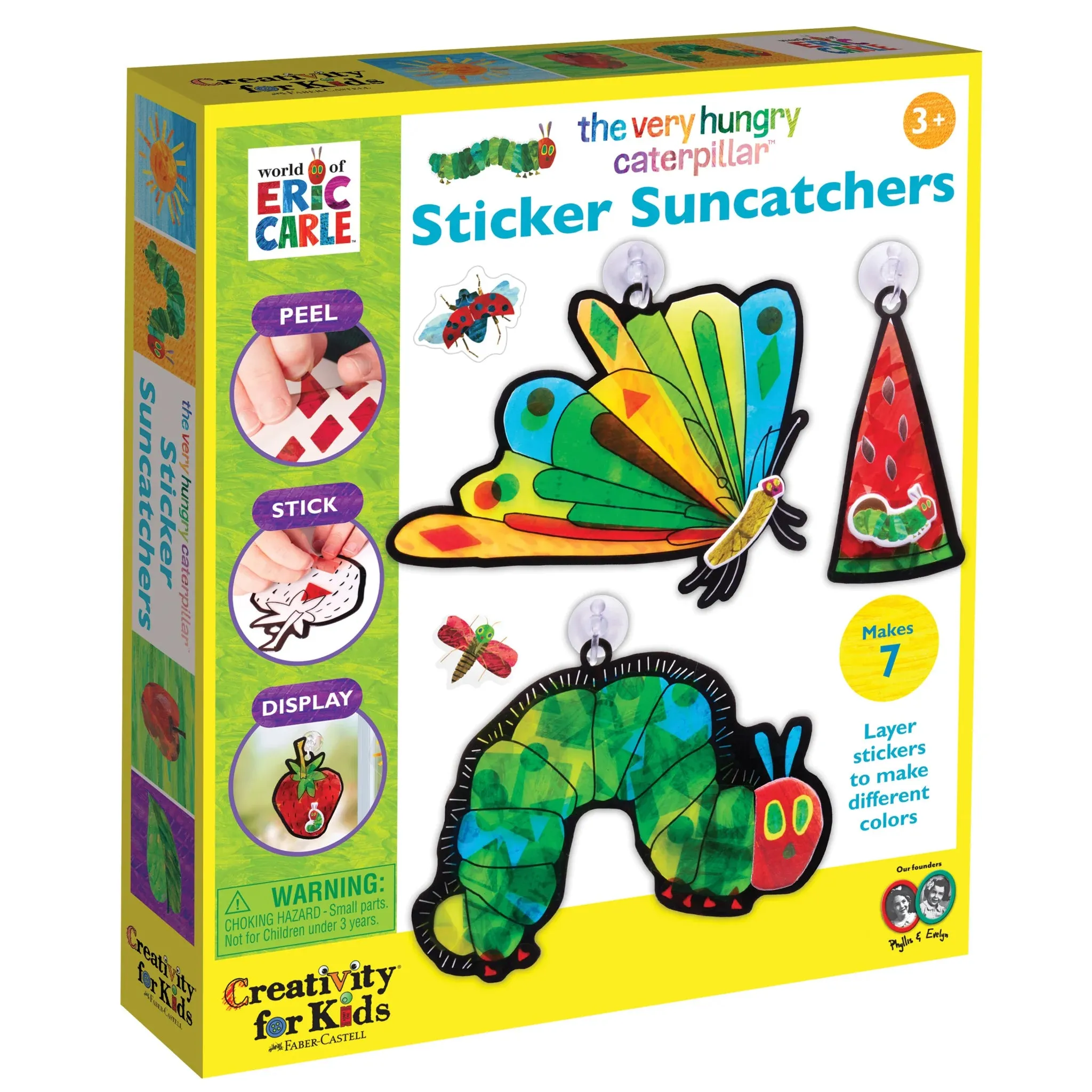 Creativity for Kids CK6377 The Very Hungry Caterpillar Sticker Suncatchers Wise - Kids Toys