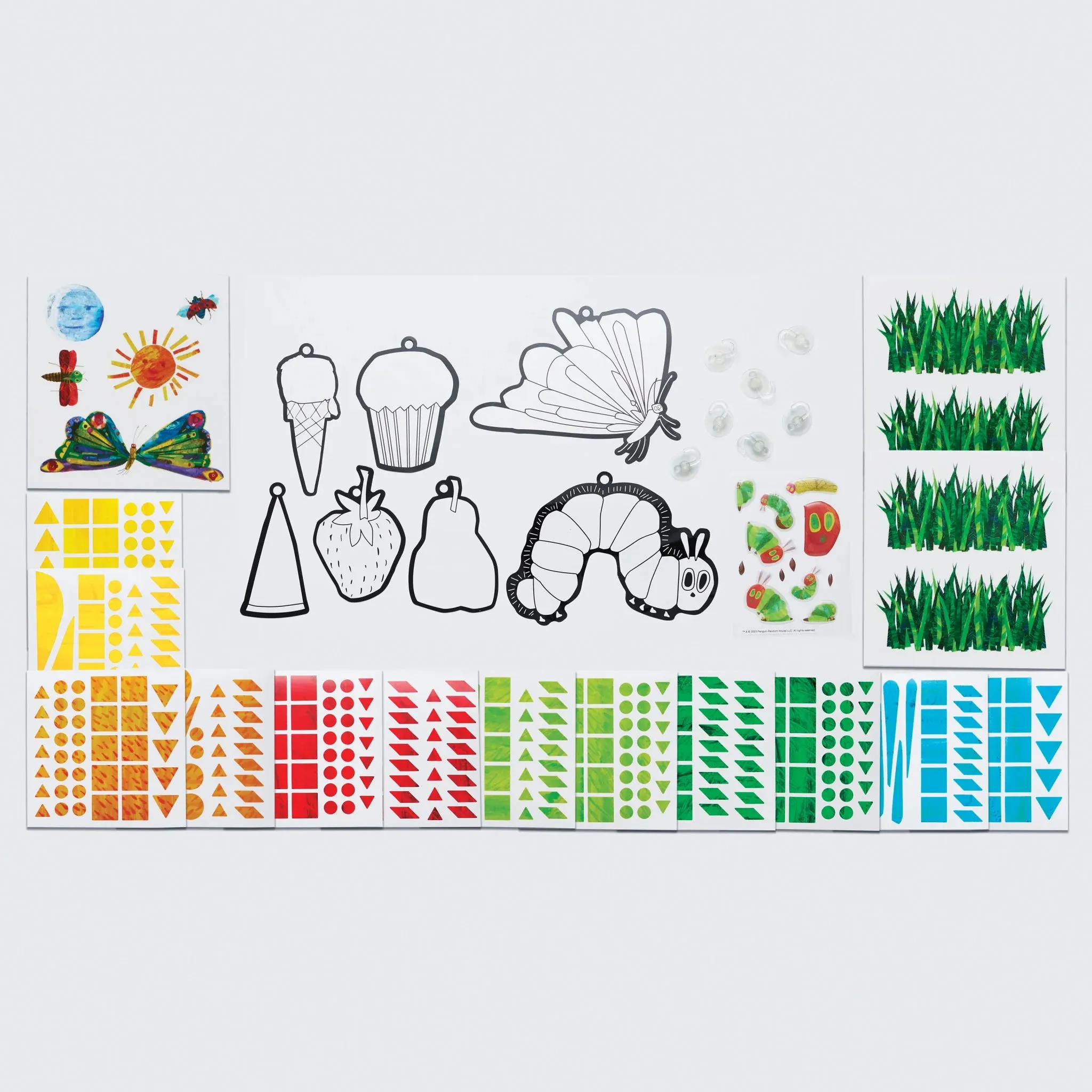 Creativity for Kids CK6377 The Very Hungry Caterpillar Sticker Suncatchers Wise - Kids Toys