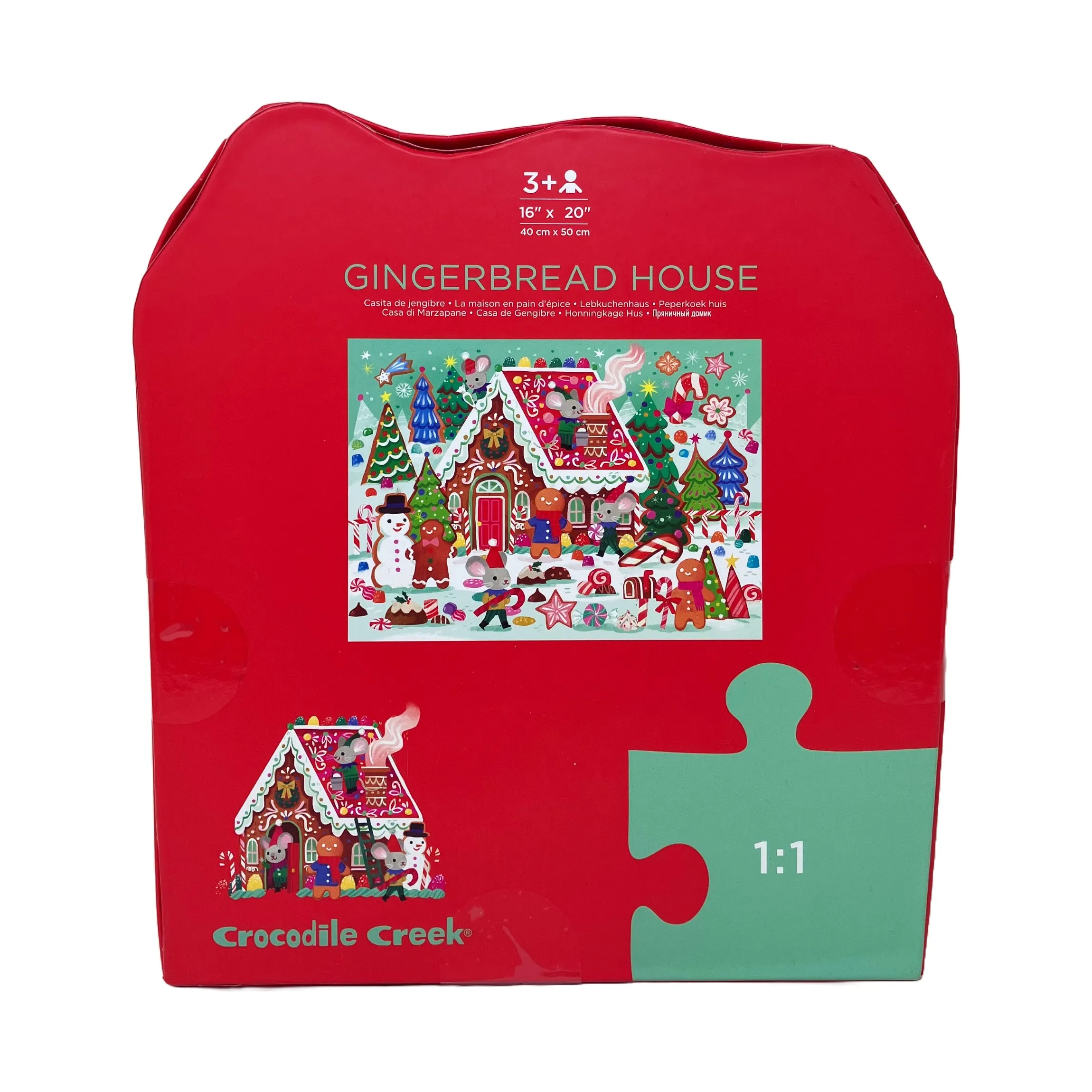 Crocodile Creek Gingerbread House 36-Piece Floor Puzzle