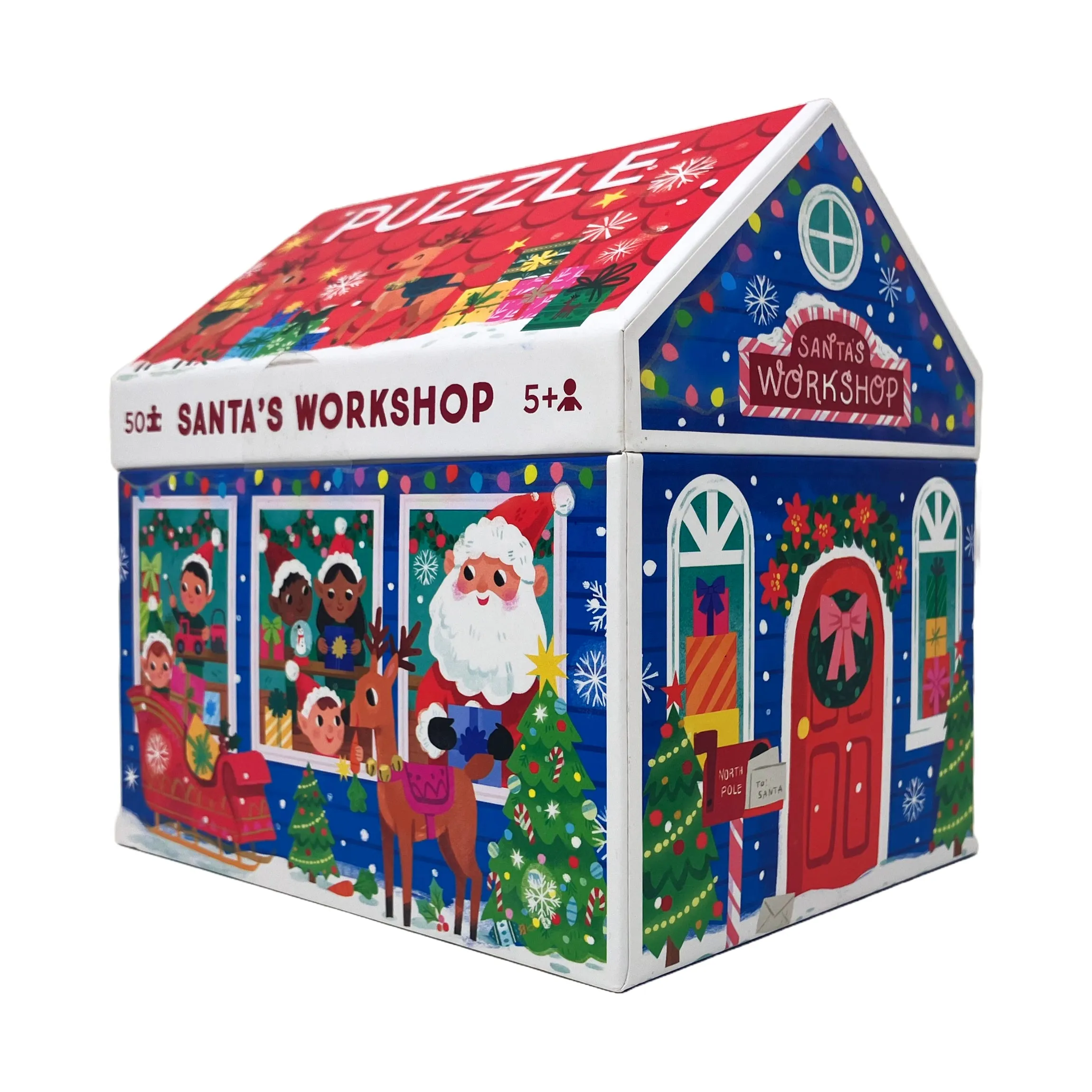 Crocodile Creek Santa's Workshop Jigsaw Puzzle - 50 pc