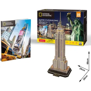 Cubic Fun National Geographic 3D Puzzle Empire State Building New York