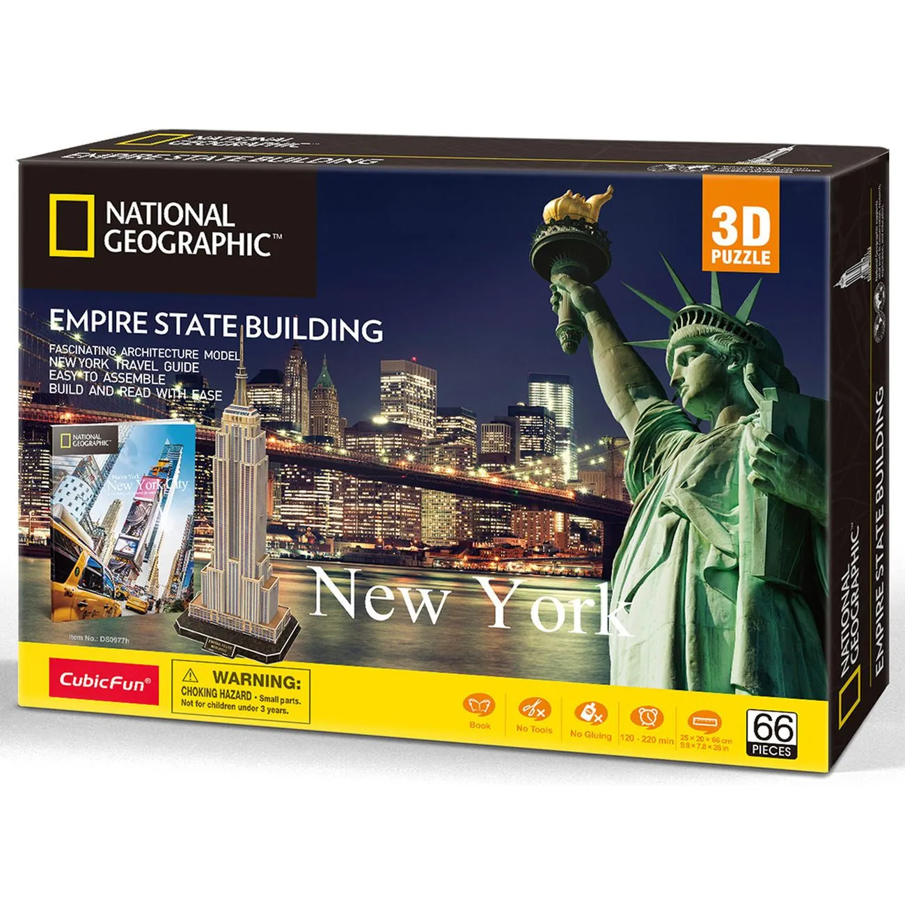 Cubic Fun National Geographic 3D Puzzle Empire State Building New York