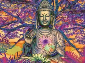 Diamond Art Buddha Tree 30cm X 30cm