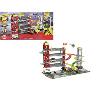 Dickie Toys Parking Garage With 4 Cars