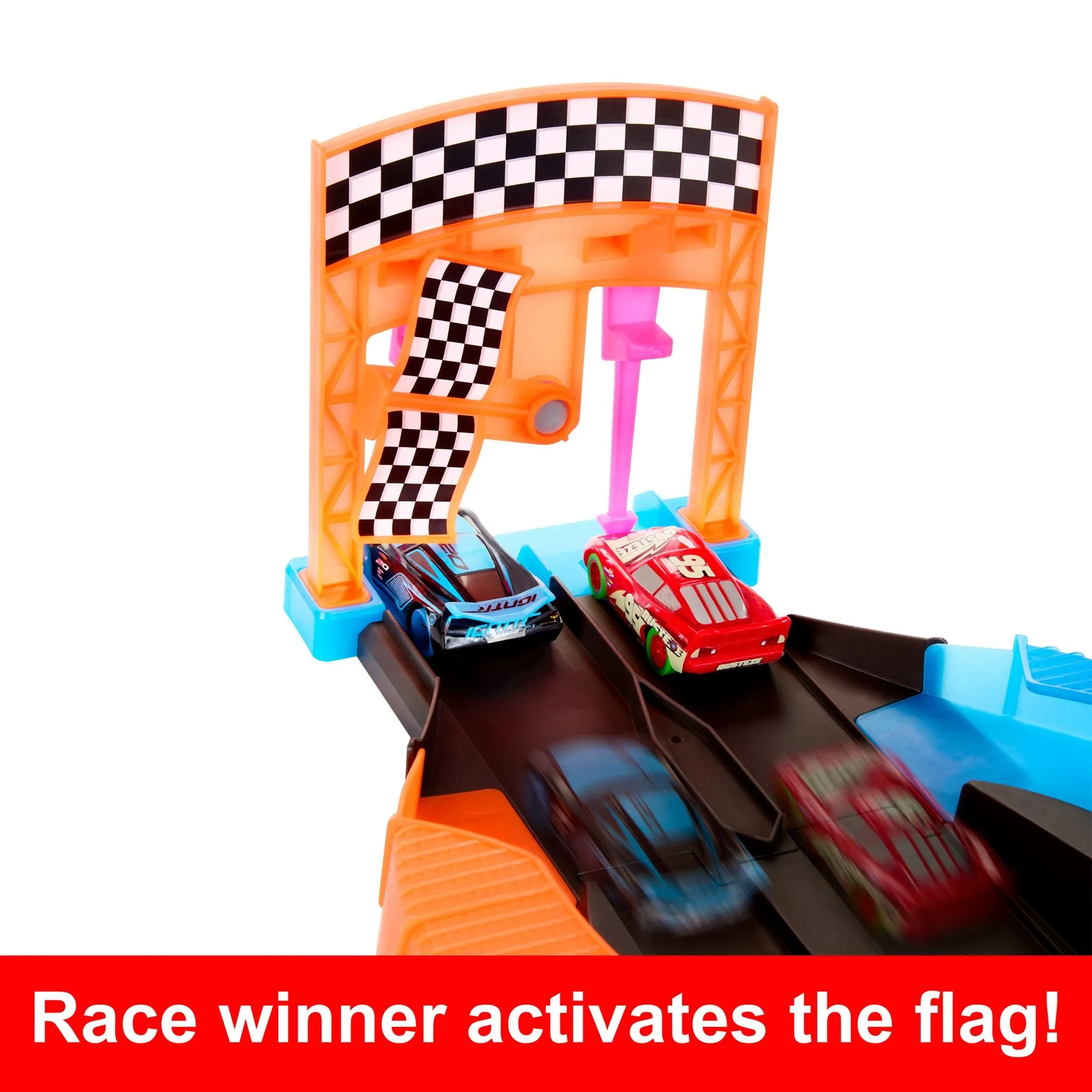 Disney Pixar Cars Launch & Criss-Cross Glow Race