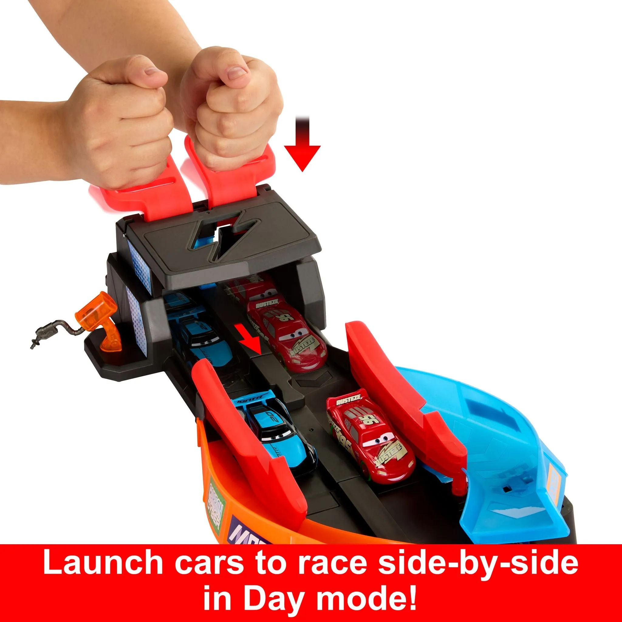 Disney Pixar Cars Launch & Criss-Cross Glow Race