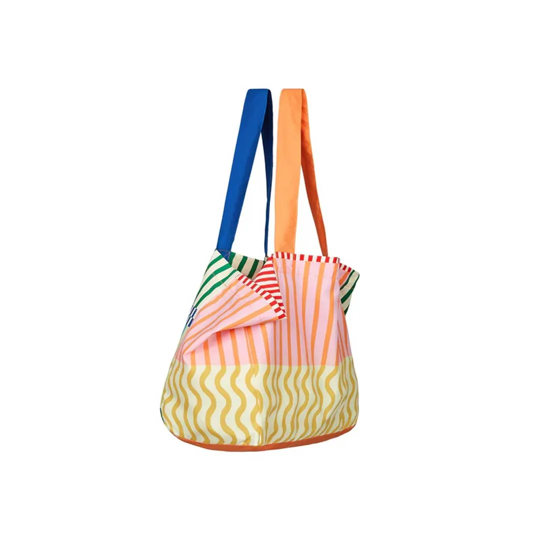 Dock & Bay Beach Bag - Stripe Up Your Life