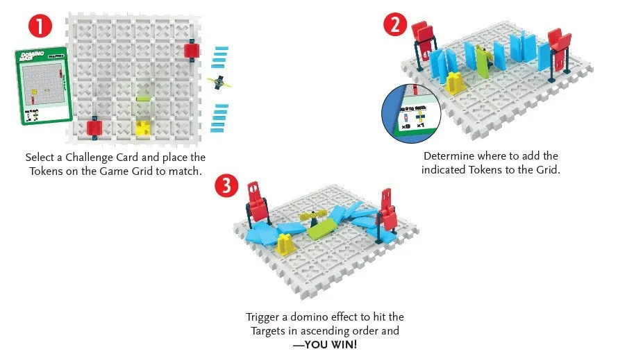 Domino Maze - Chain Reaction Logic Puzzle