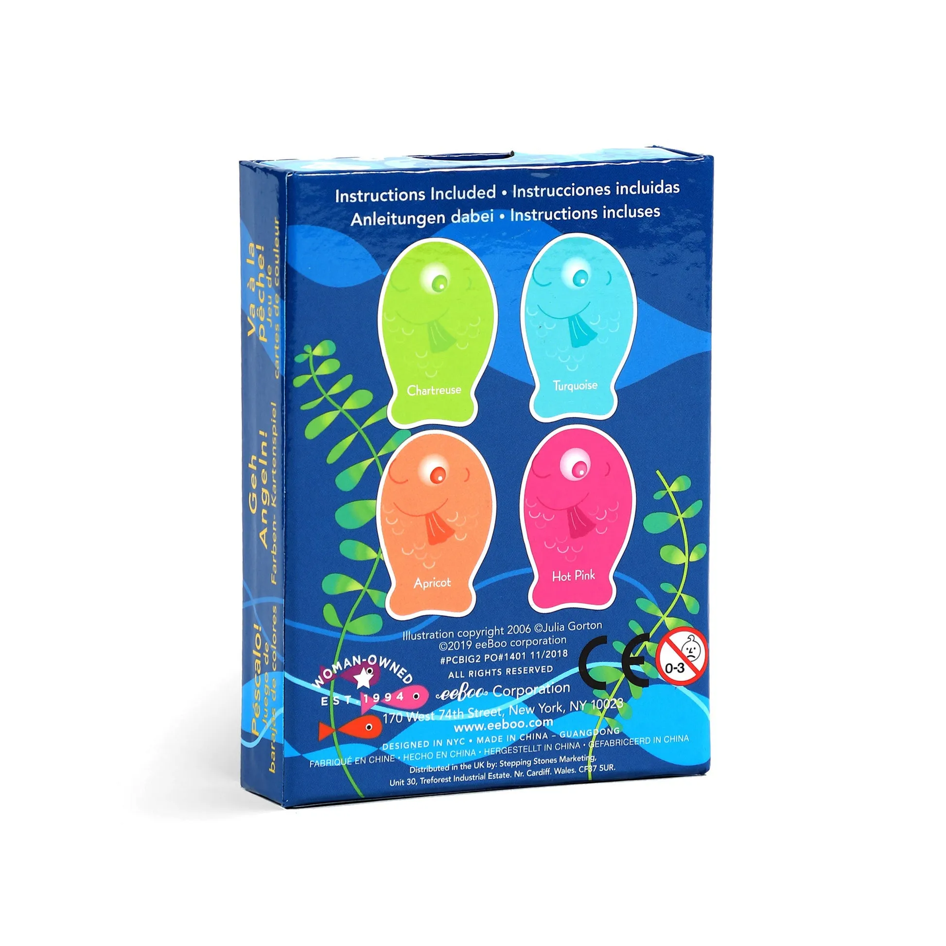 eeBoo Color Go Fish Playing Cards (2Ed)