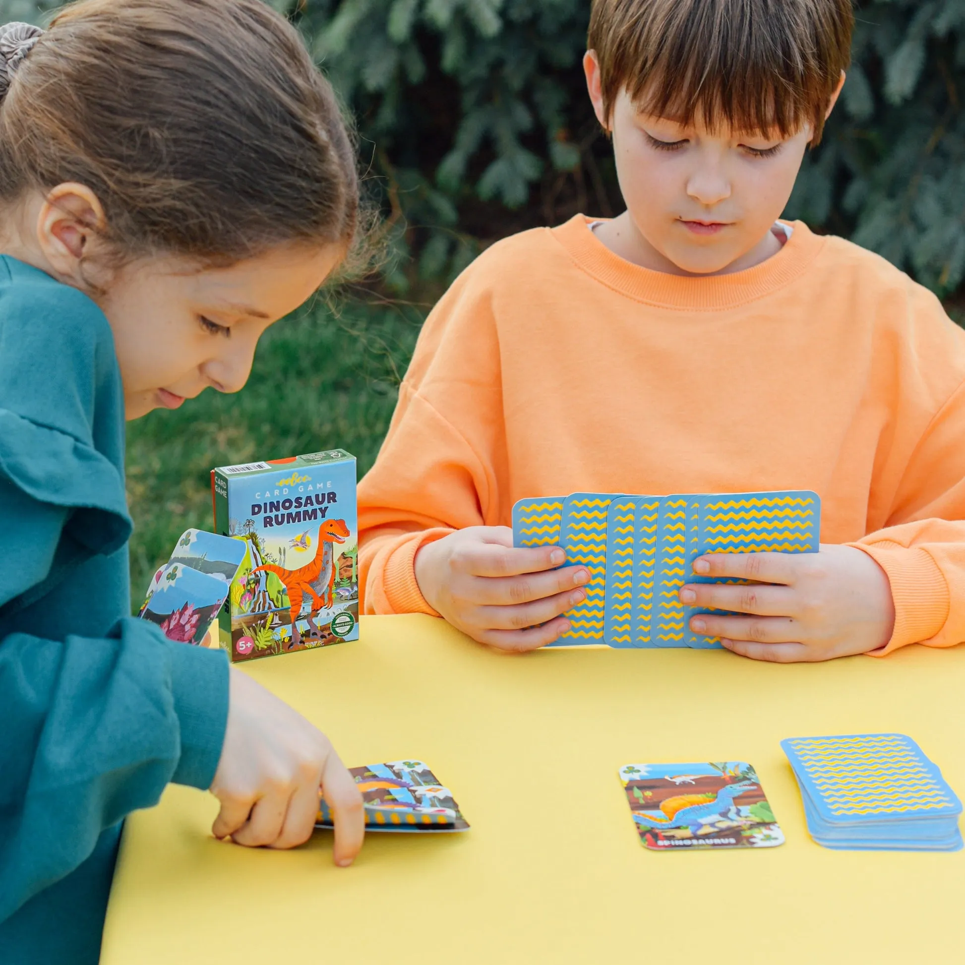 eeBoo Dinosaur Rummy Playing Cards