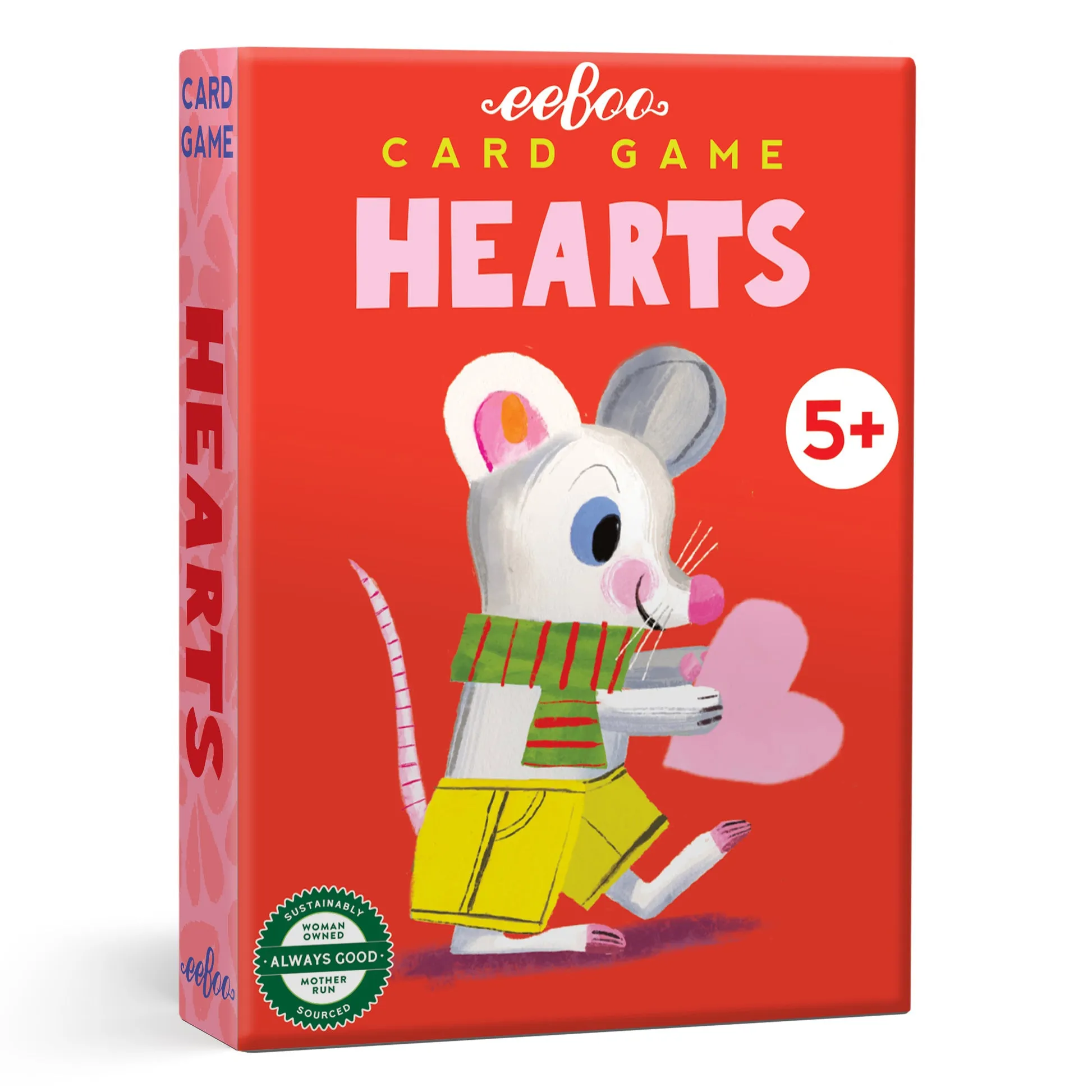 eeBoo Hearts Playing Cards (3rd Ed)