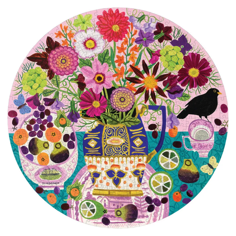 eeBoo Piece & Love Fruits & Flowers Jigsaw Puzzle - 500 pc