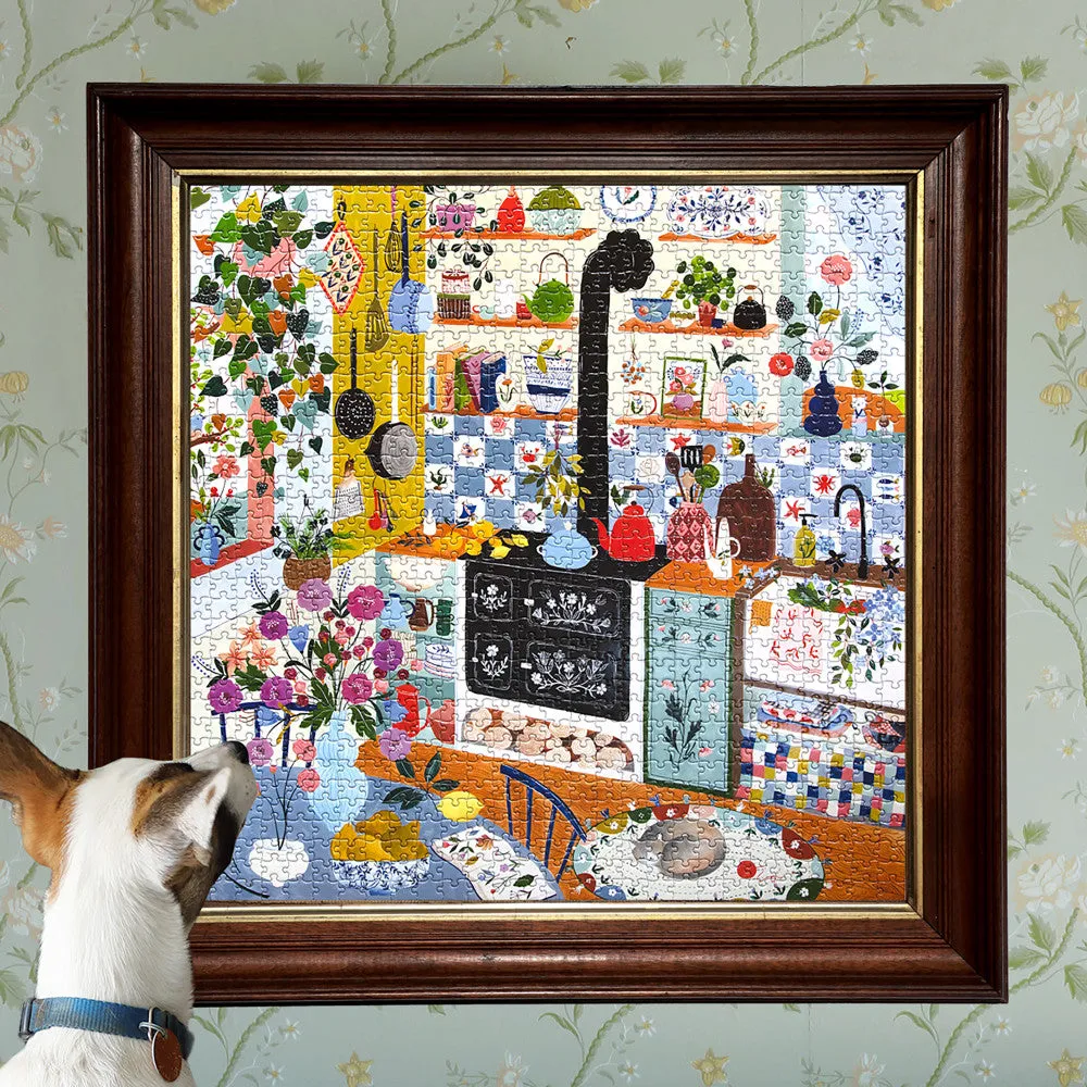 eeBoo Piece & Love Morning Kitchen 1000 Piece Puzzle
