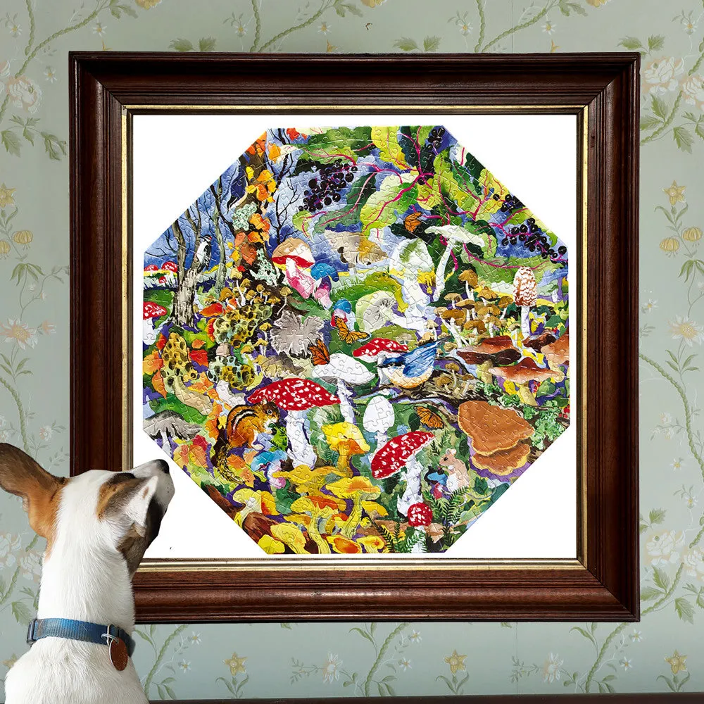 eeBoo Piece & Love: Poisonous Mushrooms Jigsaw - 500 pc