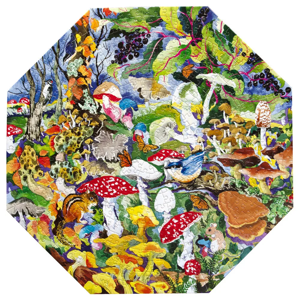 eeBoo Piece & Love: Poisonous Mushrooms Jigsaw - 500 pc