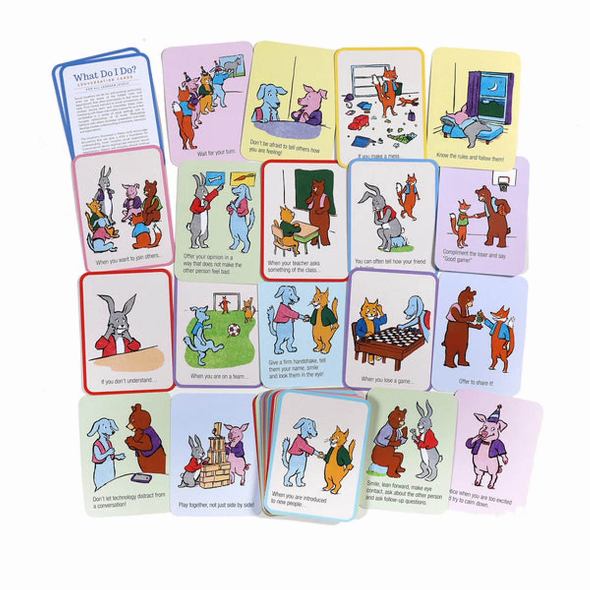 eeBoo What Do I Do Conversation Cards – New Packaging