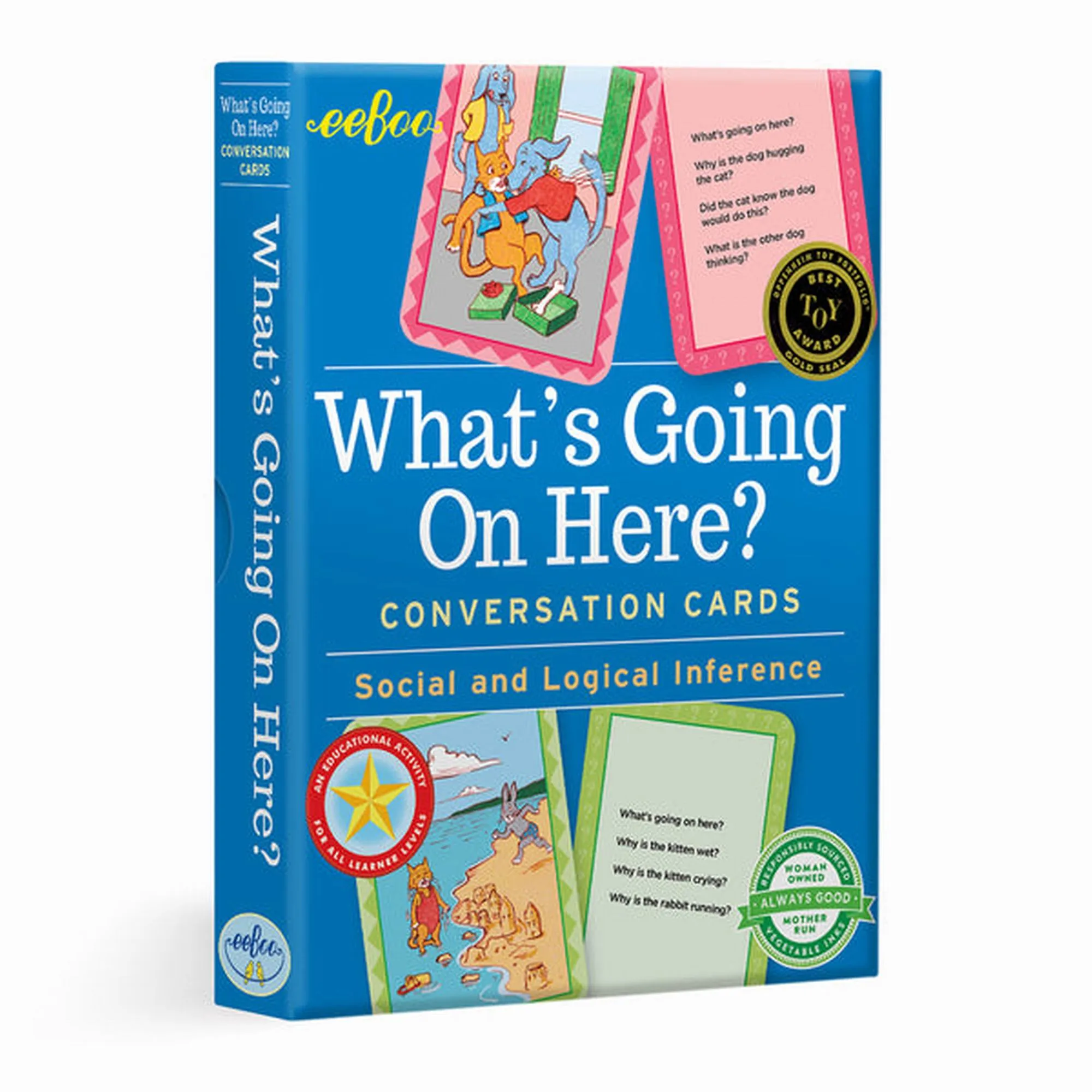 eeBoo What’s Going On Here Conversation Cards – New Packaging