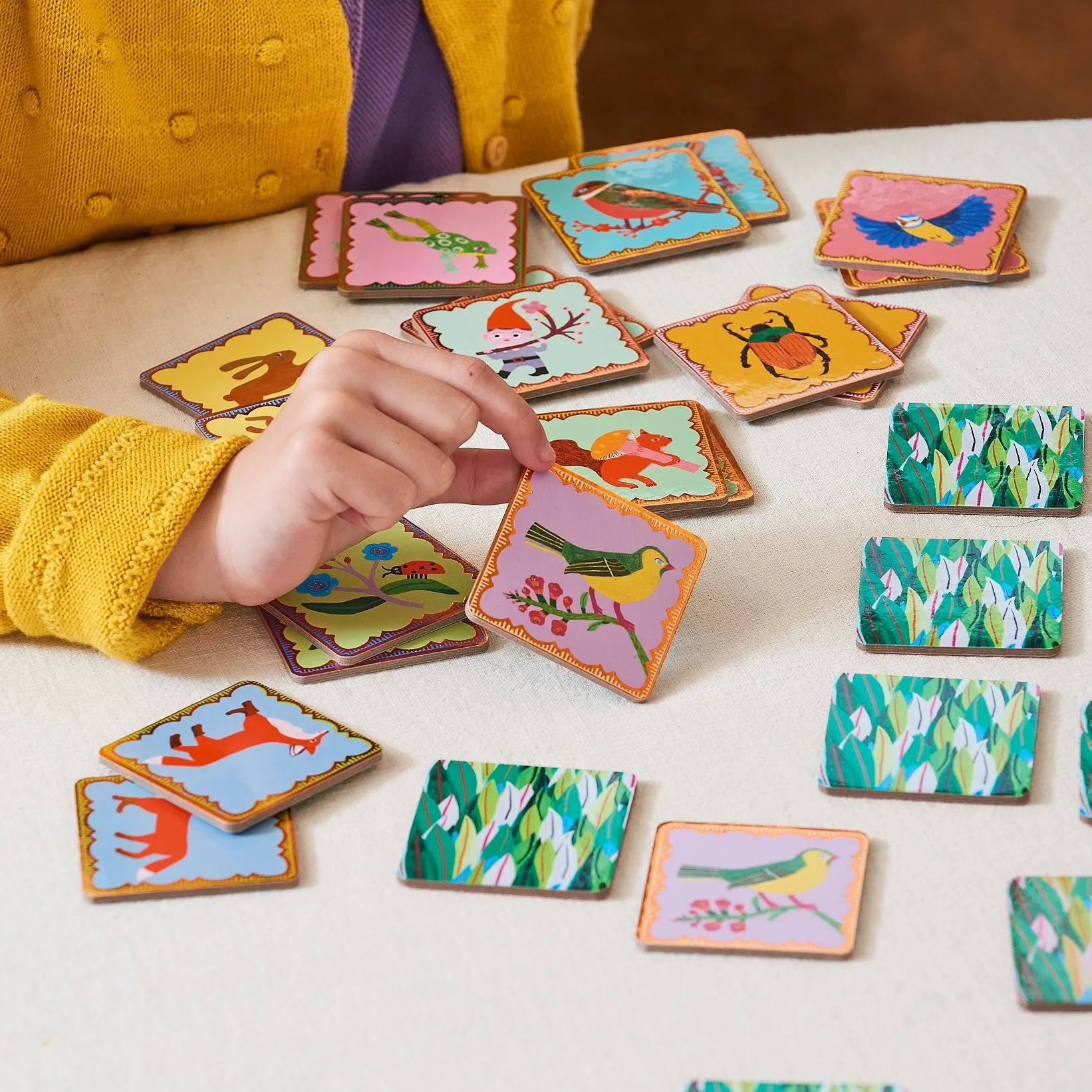 eeBoo Woodland Shiny Memory Matching Game