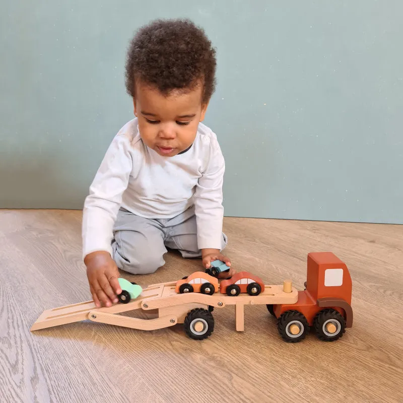 Egmont Toys Wooden Car Transport Truck