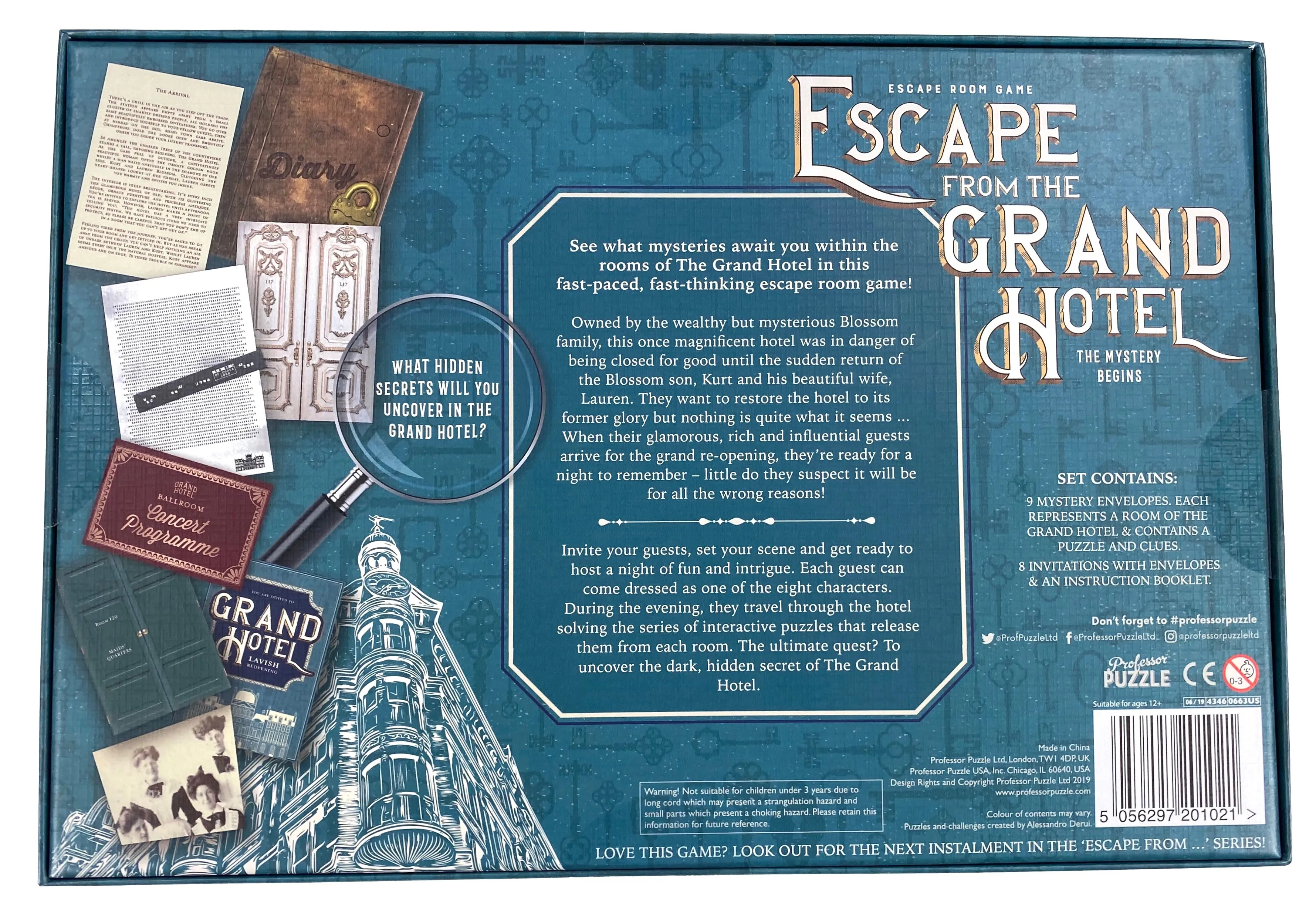 Escape From The Grand Hotel - The Mystery Begins