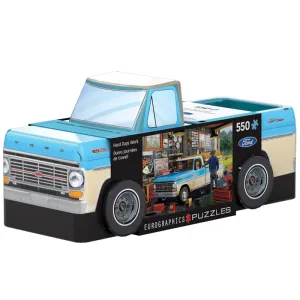 Eurographics 1967 Ford Pick-Up Truck Puzzle - 550 pc Tin Edition