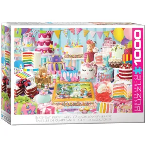 Eurographics Birthday Cake Party Jigsaw Puzzle - 1000 pc