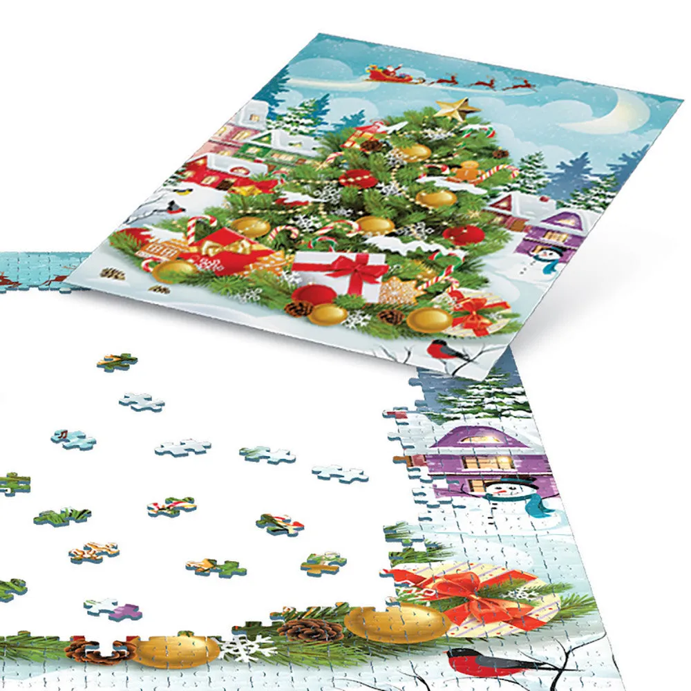 Eurographics Christmas Tree 550-Piece Jigsaw Puzzle in Collectible Tin