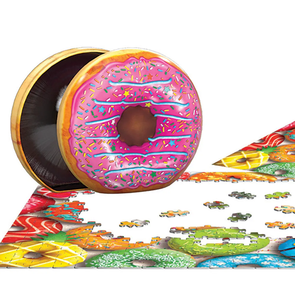 Eurographics Donut Rainbow Tin Jigsaw Puzzle - 550 Pieces