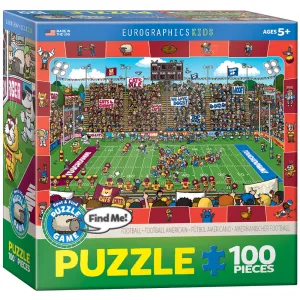 Eurographics Spot & Find Football Jigsaw Puzzle - 100 pc