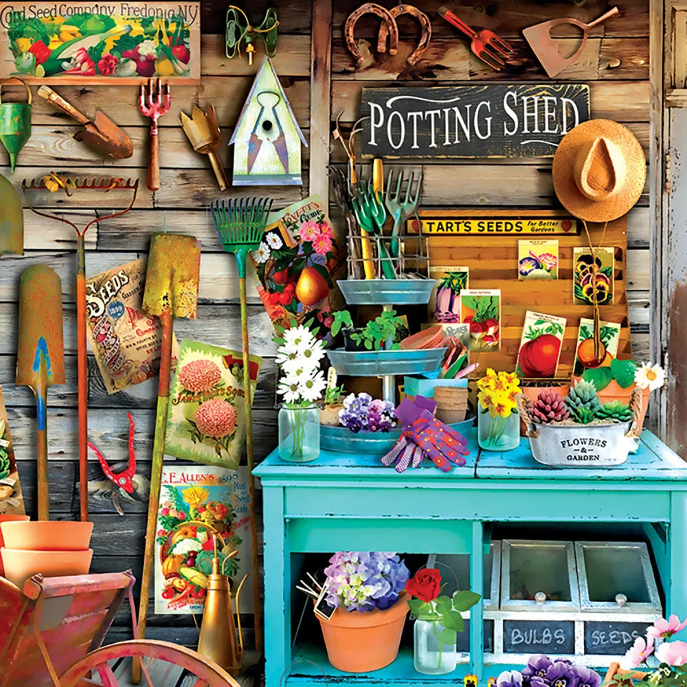 Eurographics The Potting Shed Spring Garden Puzzle - 1000 pc