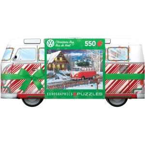 Eurographics VW Christmas Bus Tin Puzzle - 550 pc