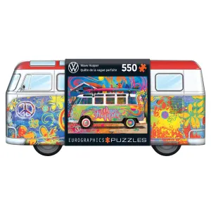 Eurographics VW Wave Hopper Bus 550-Piece Puzzle in Collector's Tin