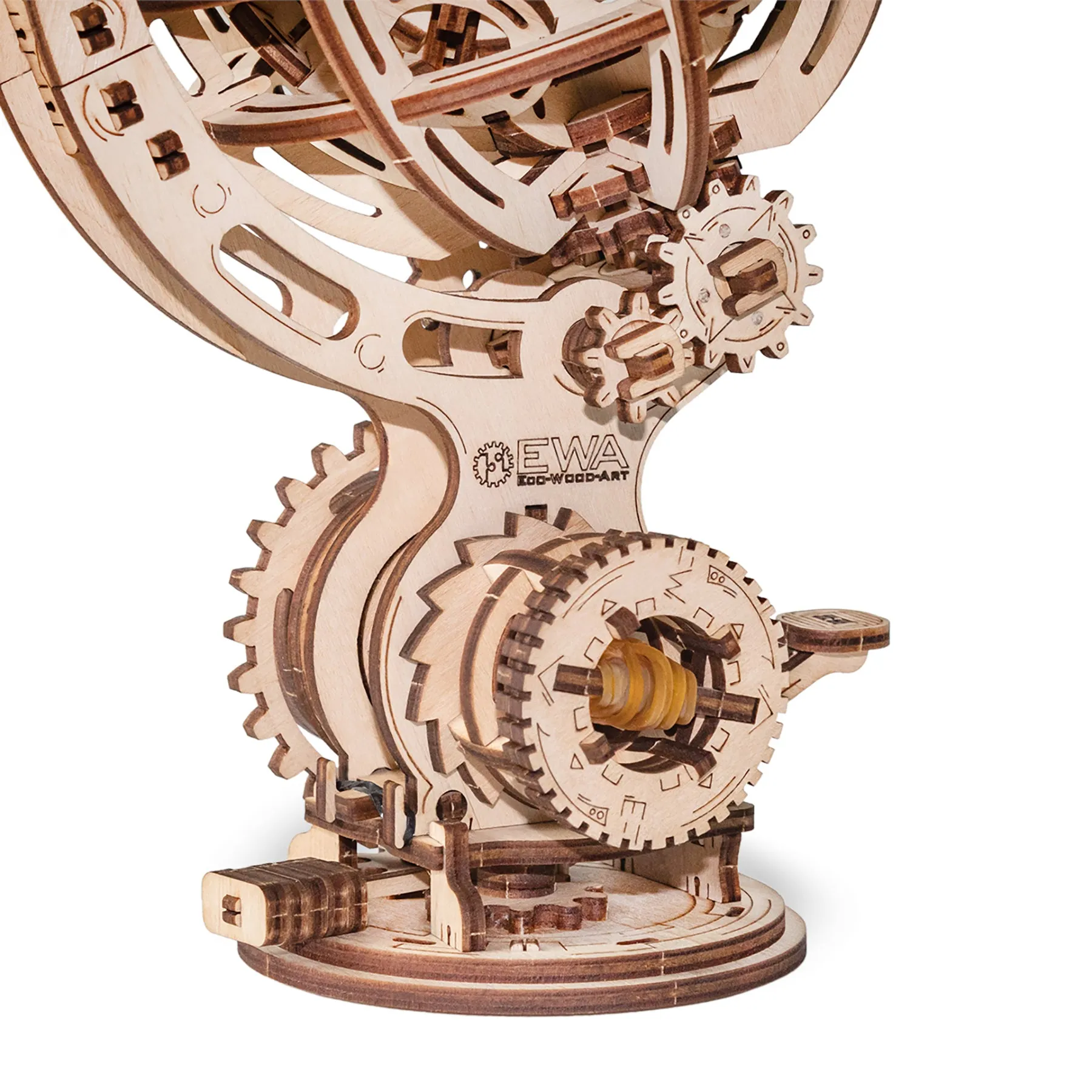 EWA Eco-Wood-Art Kinetic Globe - 3D Wooden STEM Puzzle Kit