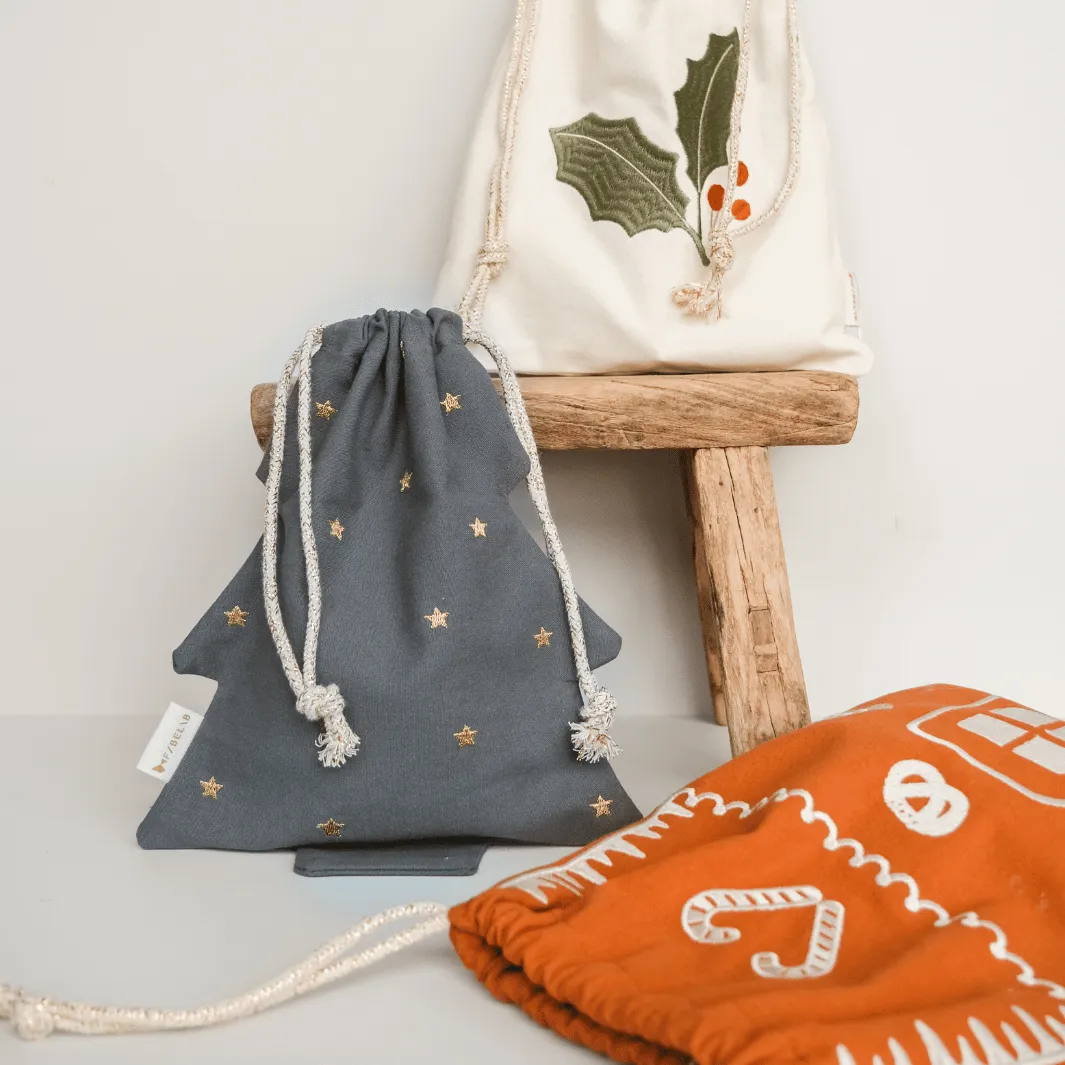 Fabelab Christmas Gift Bag, Christmas Tree