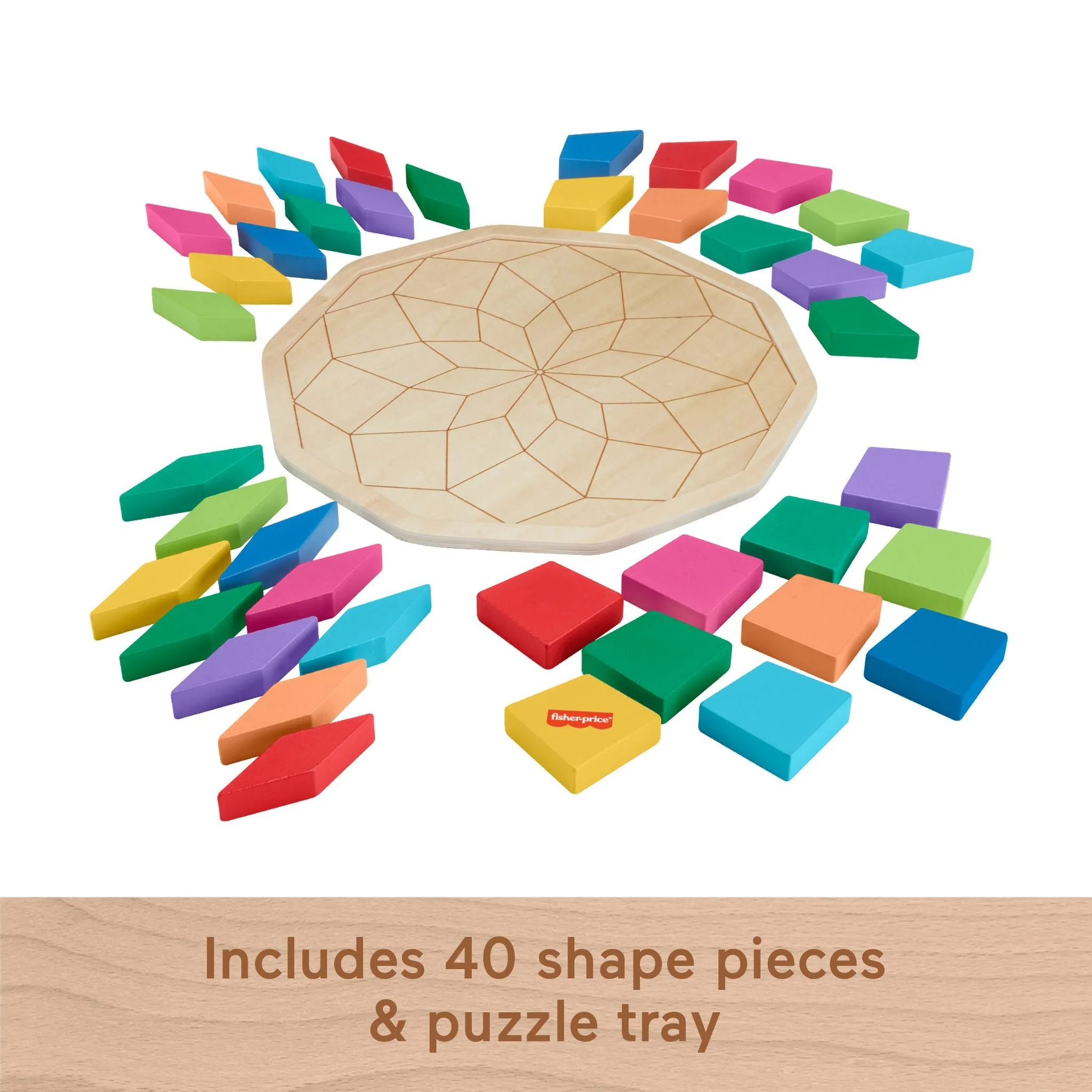 Fisher-Price Wooden Mandala Puzzle