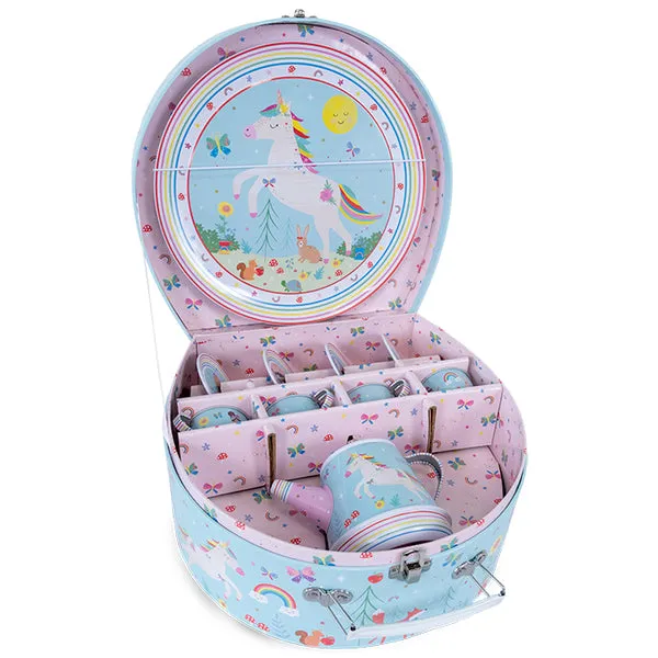 Floss & Rock 11 Piece Musical Tea Set - Rainbow Fairy
