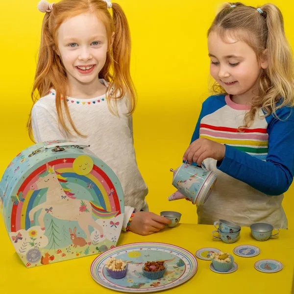 Floss & Rock 11 Piece Musical Tea Set - Rainbow Fairy
