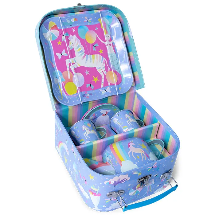 Floss & Rock 7 Piece Tin Tea Set - Fantasy