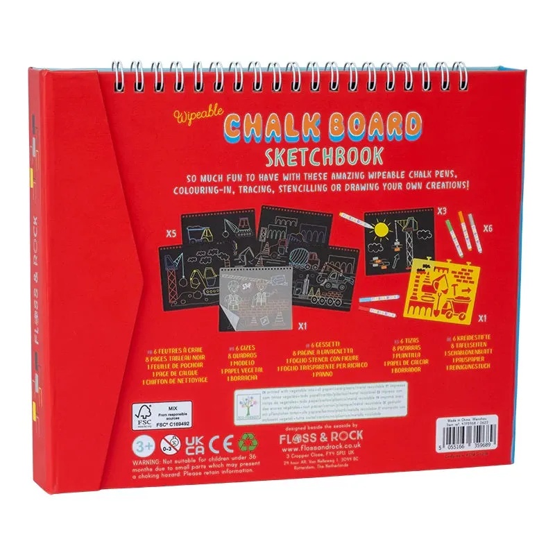 Floss & Rock Chalk Board Sketchbook - Construction