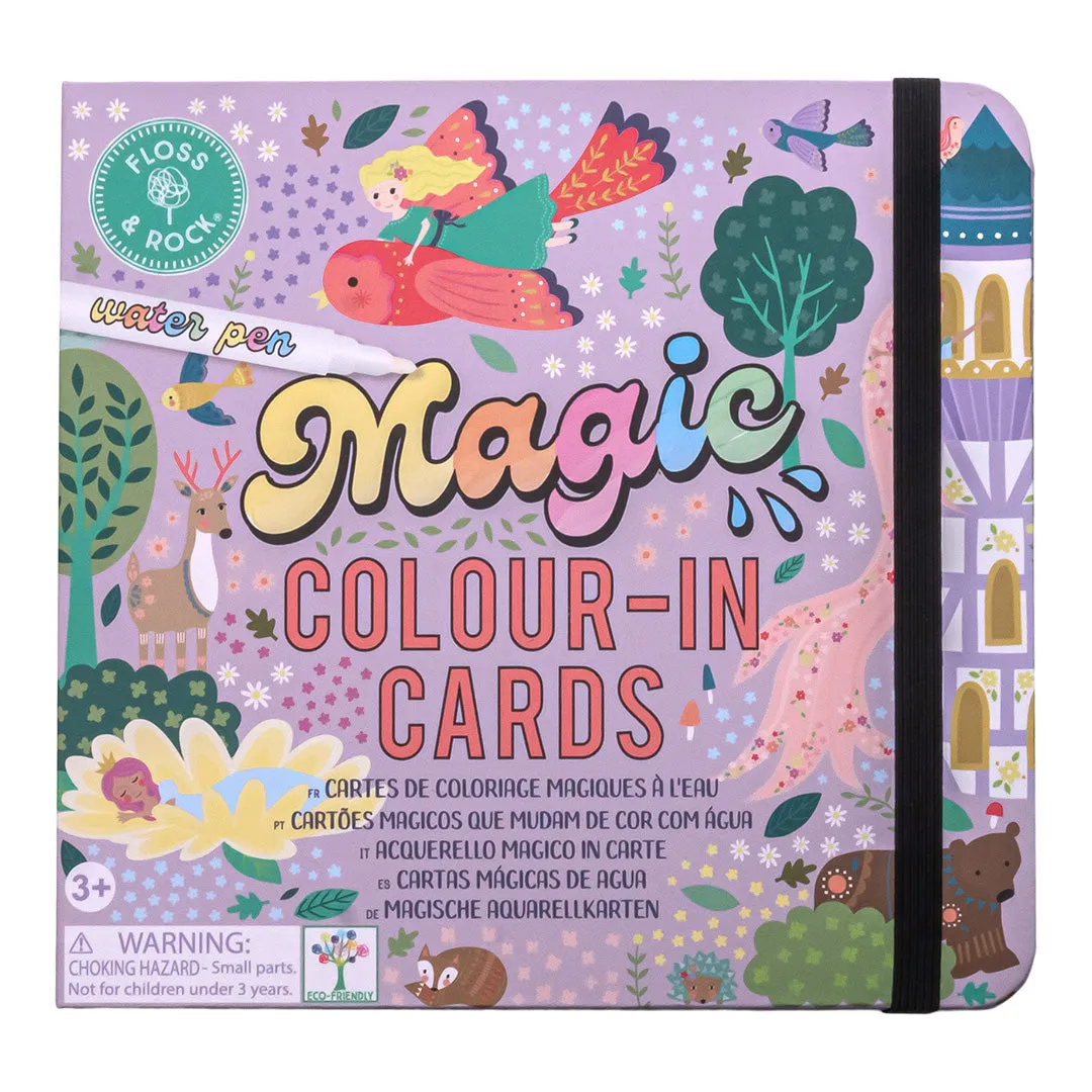 Floss & Rock Magic Colour Changing Water Cards - Fairy Tale