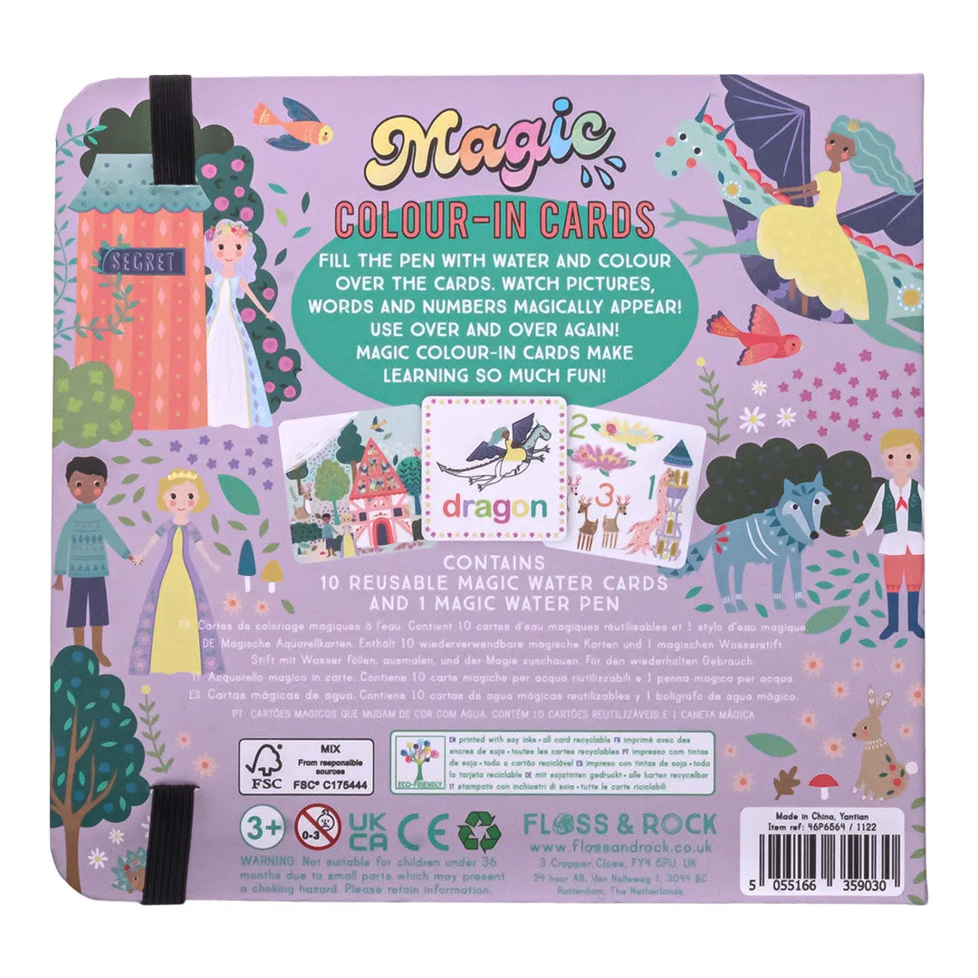 Floss & Rock Magic Colour Changing Water Cards - Fairy Tale
