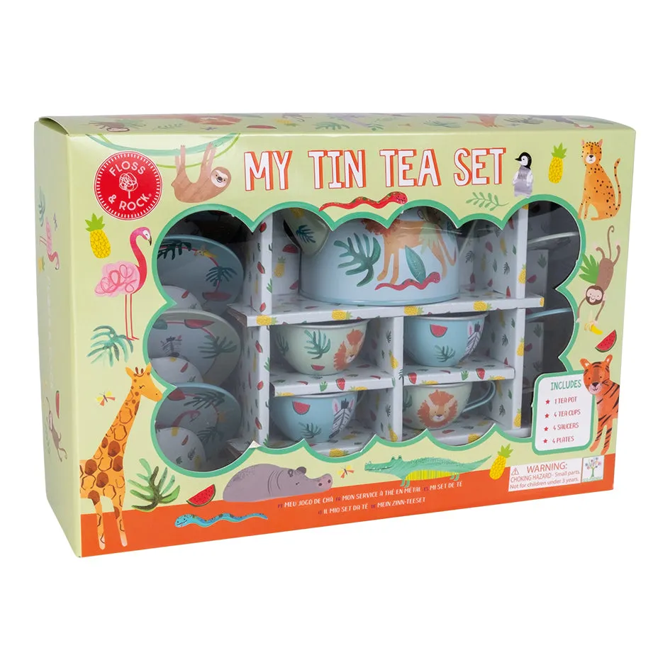 Floss & Rock Tea Set 14pc Jungle