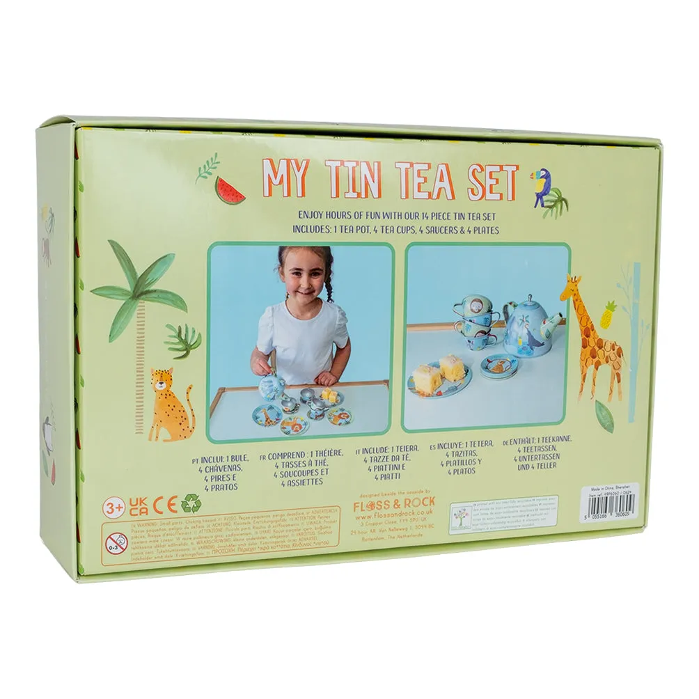 Floss & Rock Tea Set 14pc Jungle