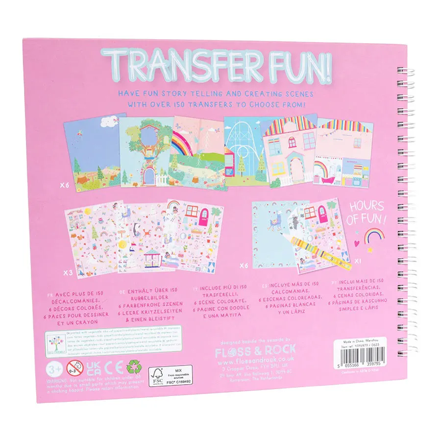 Floss & Rock Transfer Fun - Rainbow Fairy