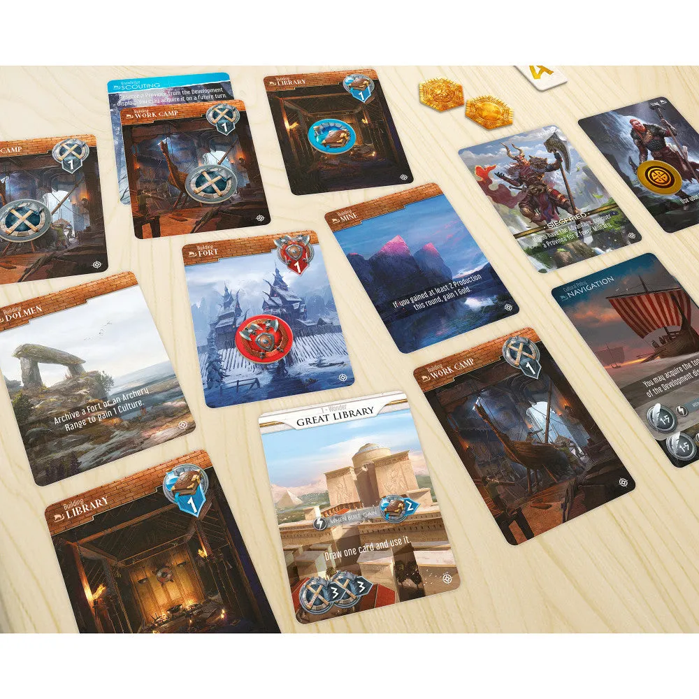 Funforge Monumental Duel: Master the Civilization Deck-Building Challenge